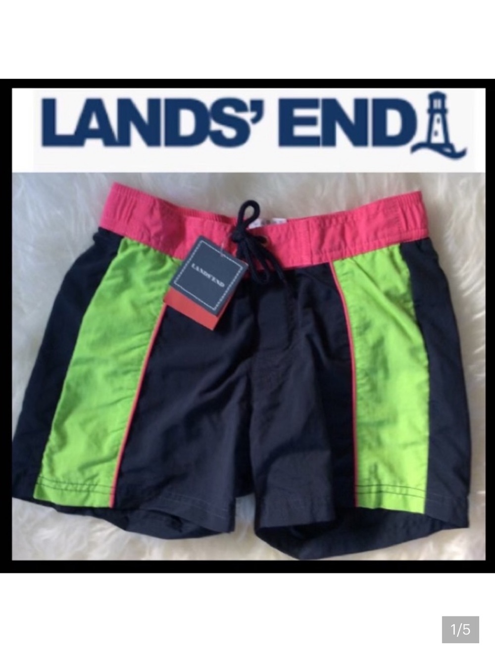 NWT Lands’ End Girl’s Swim Shorts